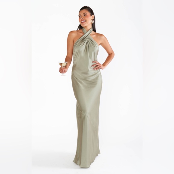 Show Me Your MuMu Dresses & Skirts - Jasmine Halter Maxi Dress